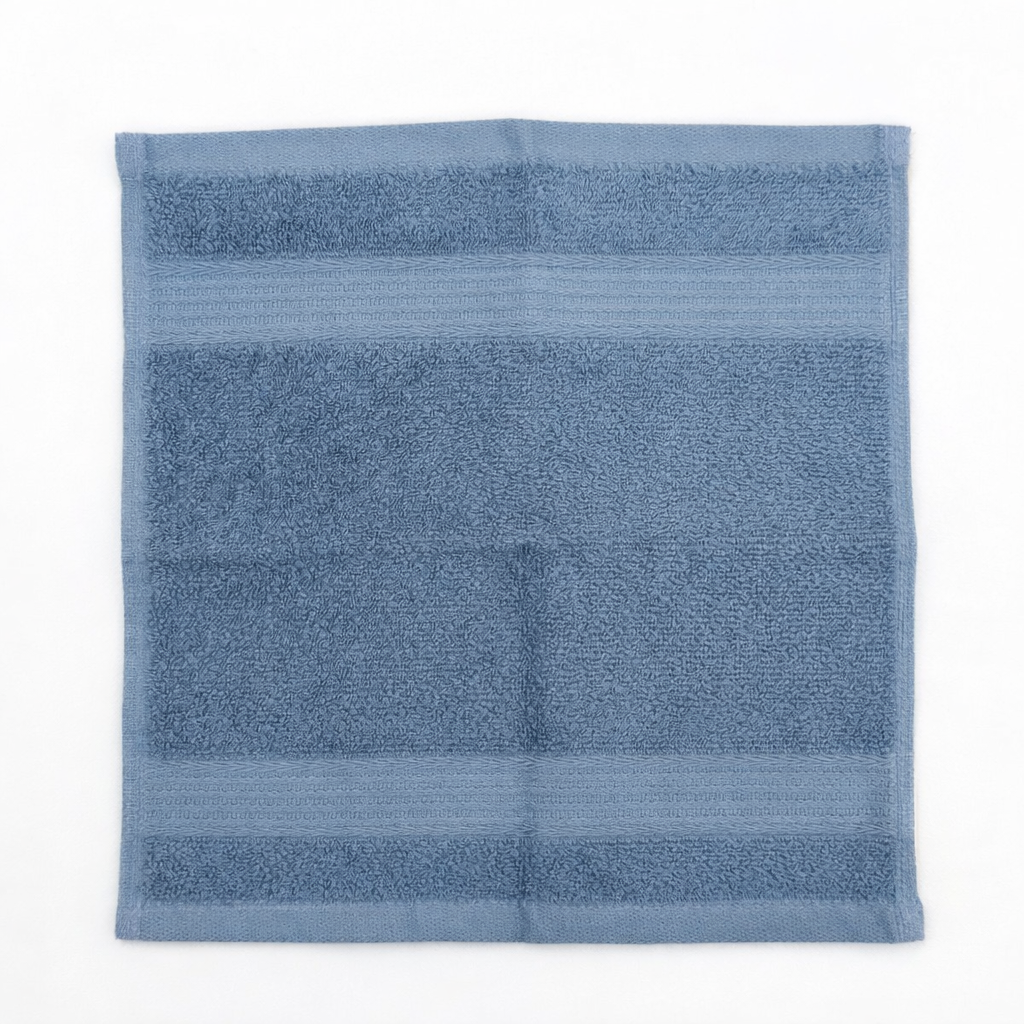 Cestino Bagno con 3 Lavette Ospite in Cotone - immagine 2